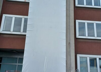 Echafaudage et confinement / CENTRALE NUCLEAIRE DE CRUAS (26)