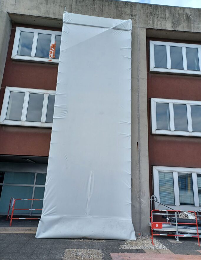 Echafaudage et confinement / CENTRALE NUCLEAIRE DE CRUAS (26)