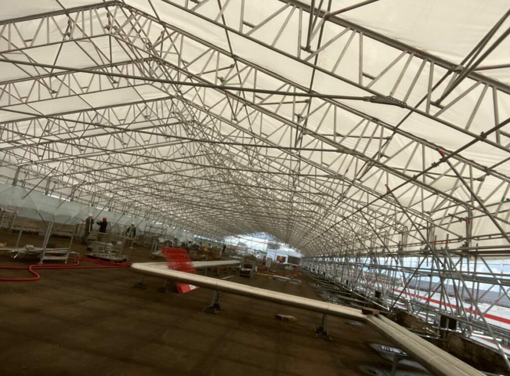 Echafaudage parapluie roulant / VENISSIEUX (69)