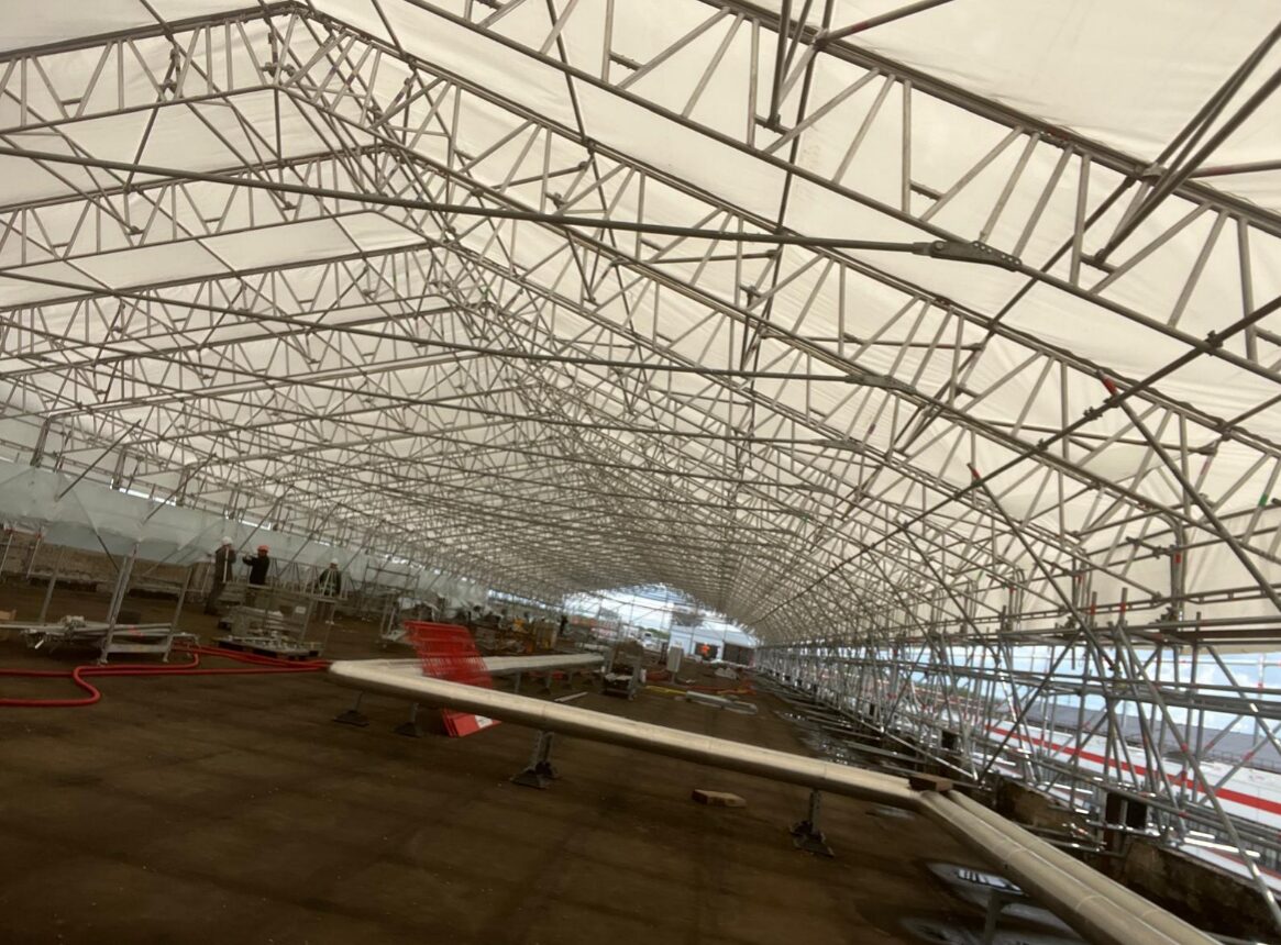 Echafaudage parapluie roulant / VENISSIEUX (69)