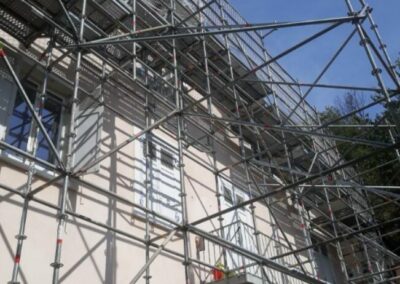 Echafaudage de protection couvreur / Caluire et Cuire (69)