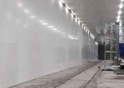 Cloison en bâche thermo rétractable / CHALINDREY (52)