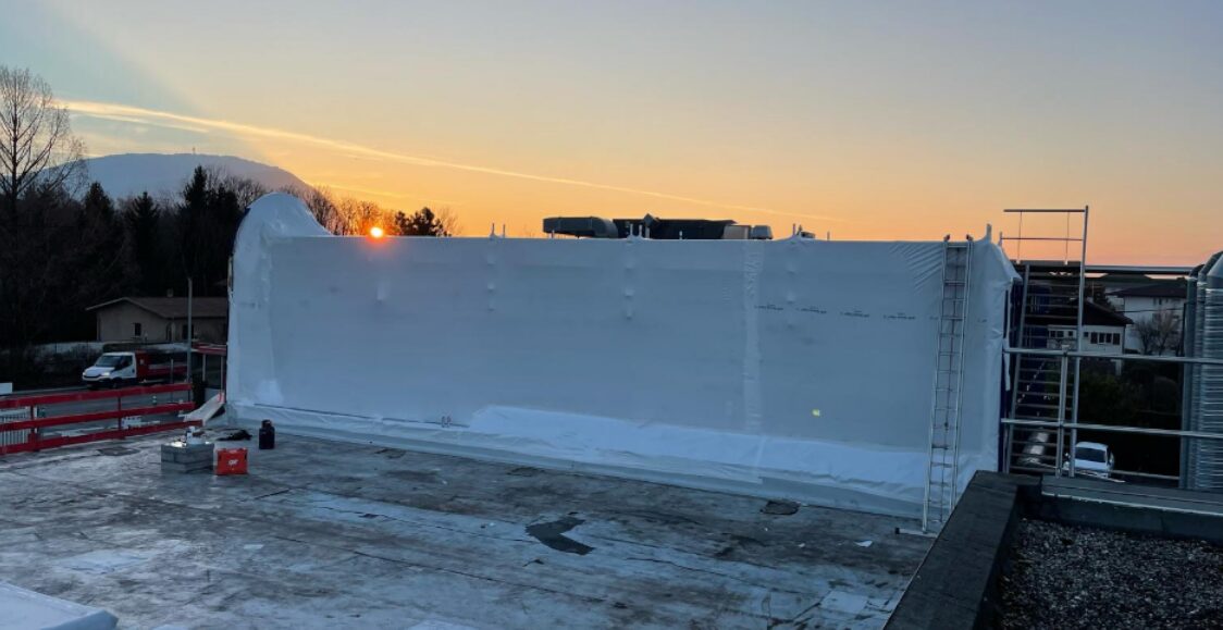 Confinement sur verrière / AIX LES BAINS (73)